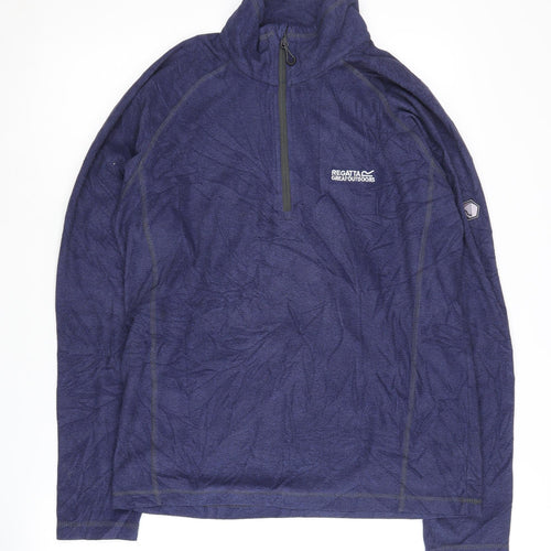 Regatta Men's Blue 1/4 Zip Sweatshirt M