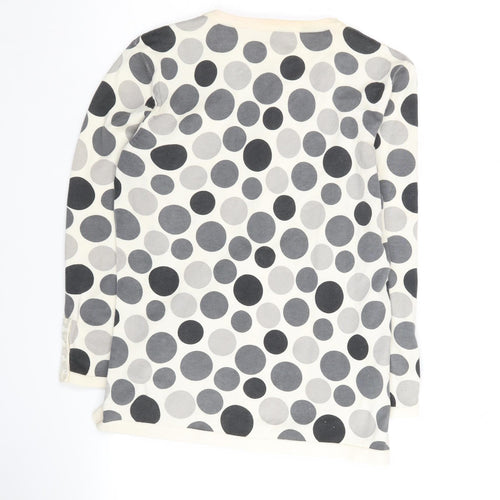 Laura Ashley Women's Multicoloured Polka Dot Cardigan Size 10