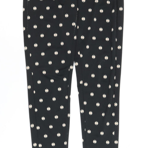Converse Women’s Black XS Leggings Geometric Pattern