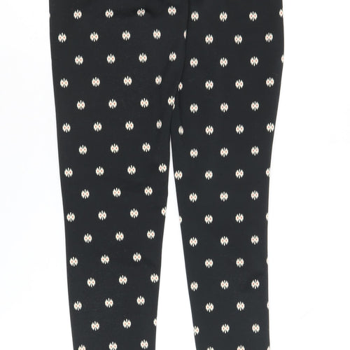 Converse Women’s Black XS Leggings Geometric Pattern