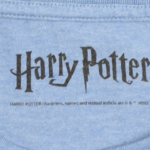 Harry Potter Girls Blue Graphic Print Long Sleeve T-Shirt 12 Years