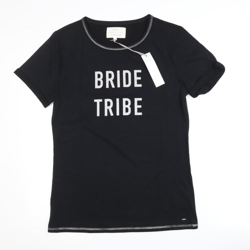 Next Women's Black Bride Tribe T-Shirt Nightshirt S