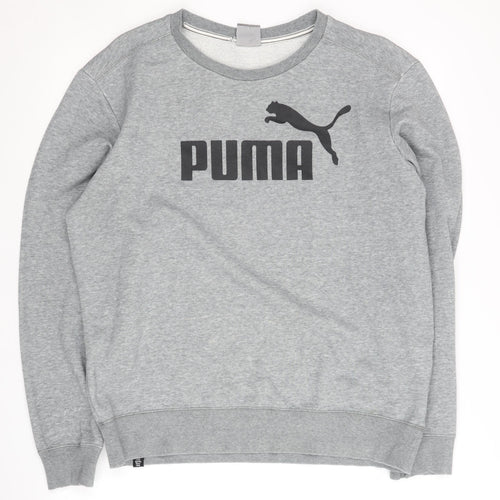 Puma Men's Grey Pullover Sweatshirt M