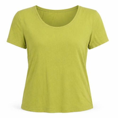 Hobbs Women's Green Scoop Neck T-Shirt Size L