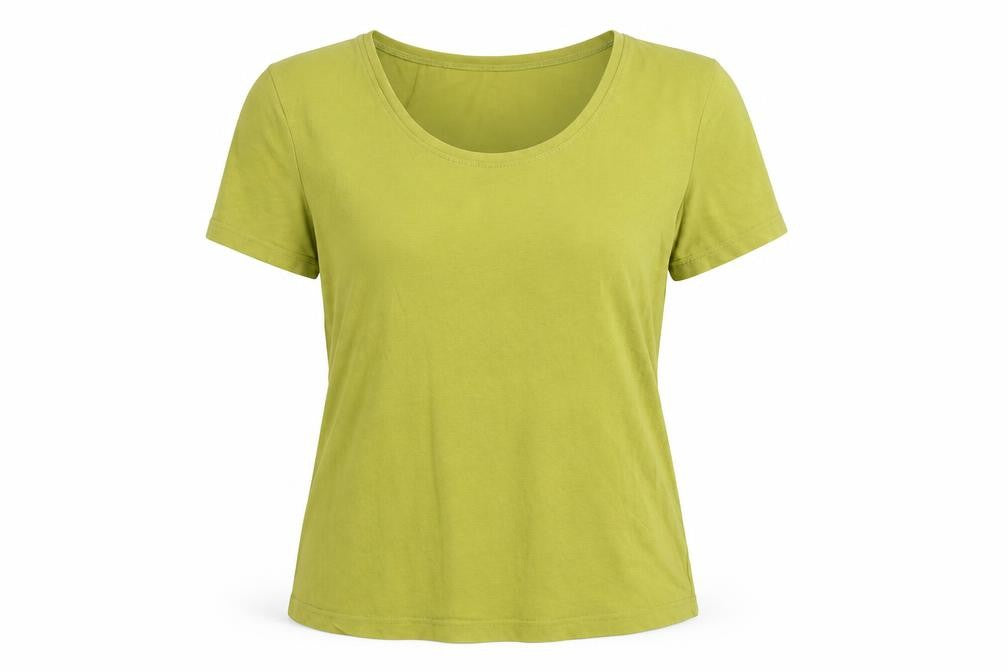 Hobbs Women's Green Scoop Neck T-Shirt Size L