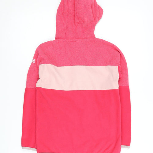 Craghoppers Girls Pink Colourblock Fleece Jacket 7-8 Years