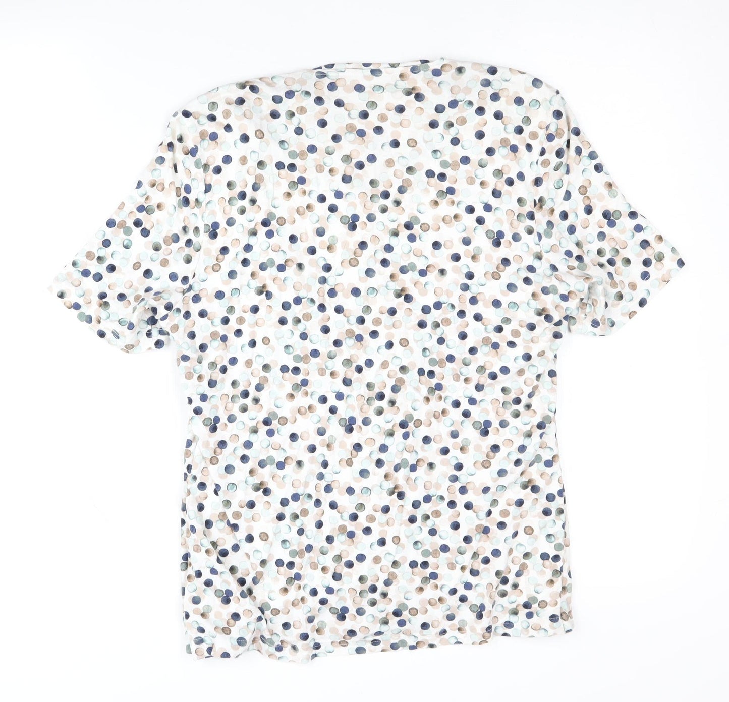 Eastex Women's Multicoloured Polka Dot Blouse Size 10