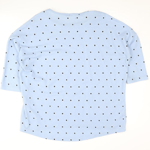 Jacqueline de Yong Women's Blue Polka Dot Jumper, M