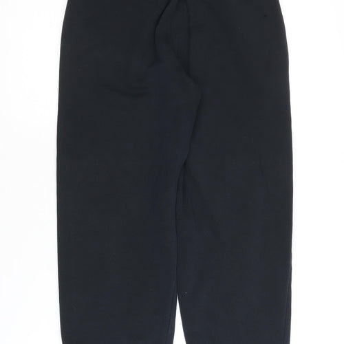 Puma Boys Black Jogger Trousers, Regular Fit, Size 12