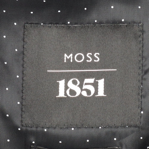Moss 1851 Men's Blue Blazer 40 Shawl Lapel Formal