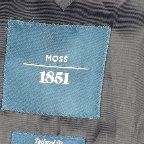 Moss 1851 Men's Blue Classic Blazer Size 40S