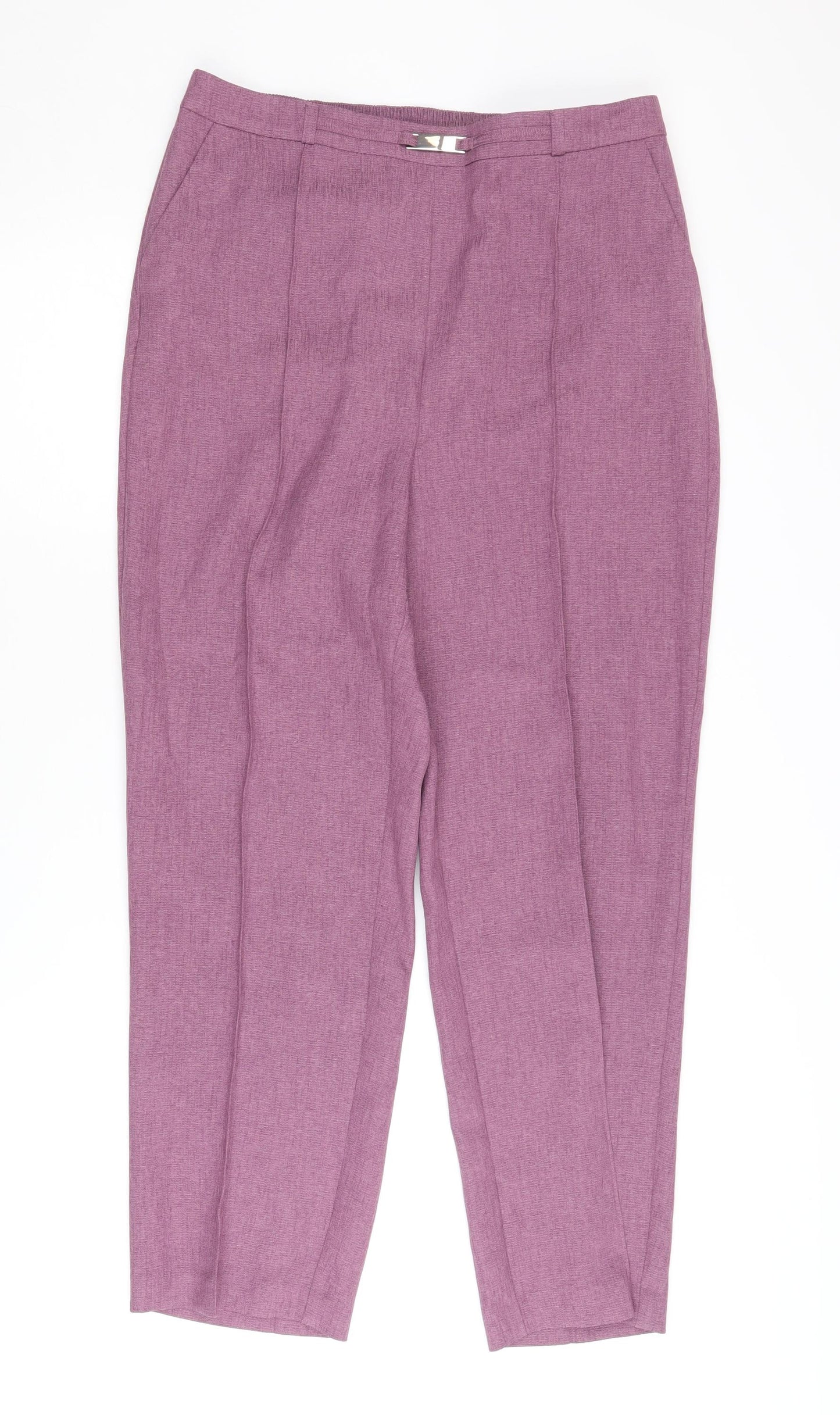 Honor Millburn Women's Purple Trousers Size 14