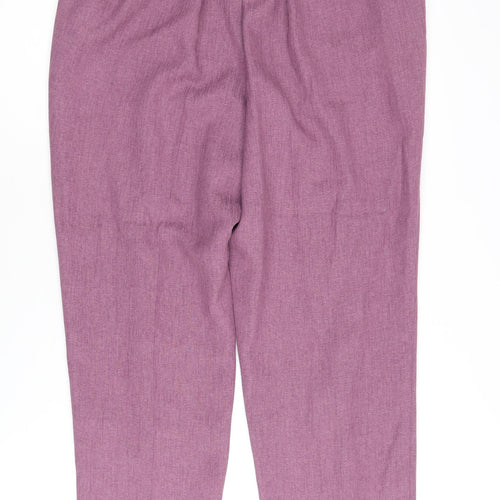 Honor Millburn Women's Purple Trousers Size 14