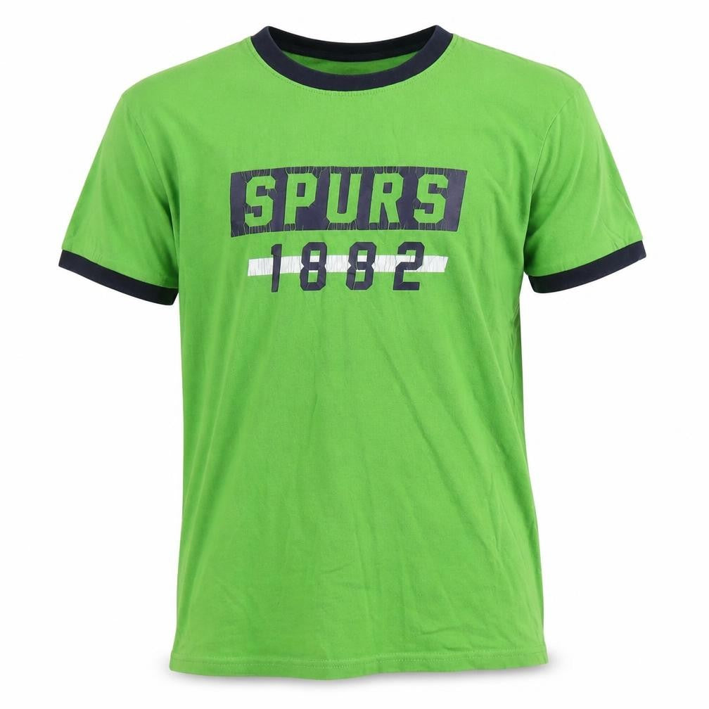 Front view of Tottenham Hotspur boys’ green t-shirt 13-14 years