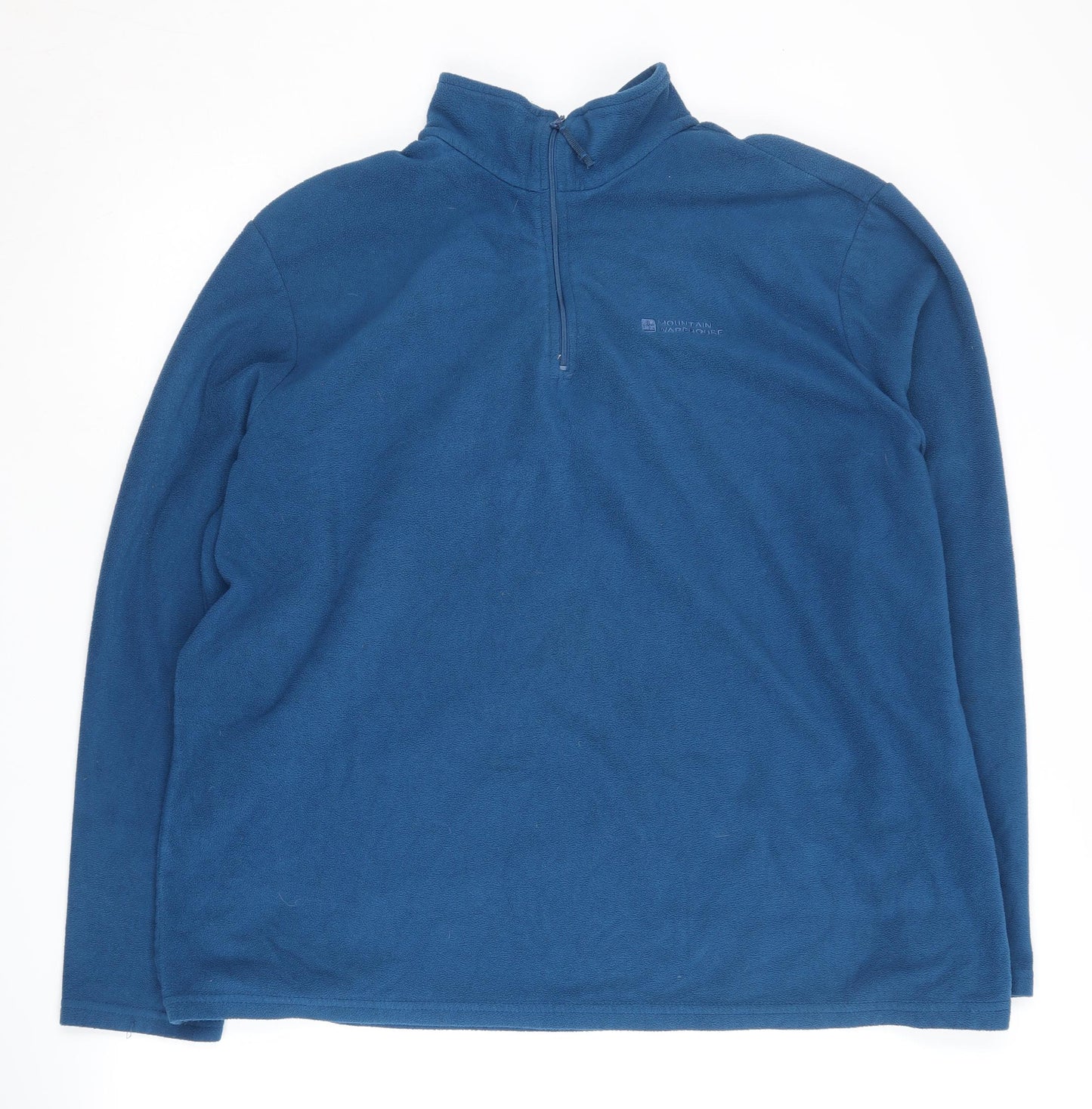 Mountain Warehouse Men's Blue XL Fleece 1/4 Zip Sweatshirt