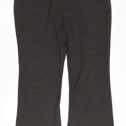 Alexon Women's Black Trousers, Size 20, Regular Fit
