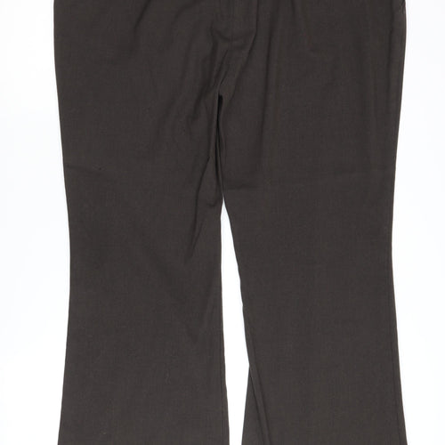 Alexon Women's Black Trousers, Size 20, Regular Fit