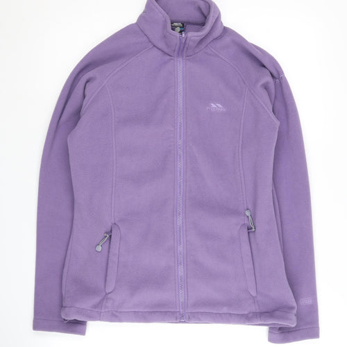 Trespass Women's Purple Fleece Jacket Size S Casual