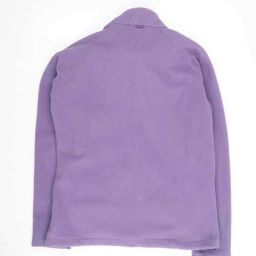 Trespass Women's Purple Fleece Jacket Size S Casual