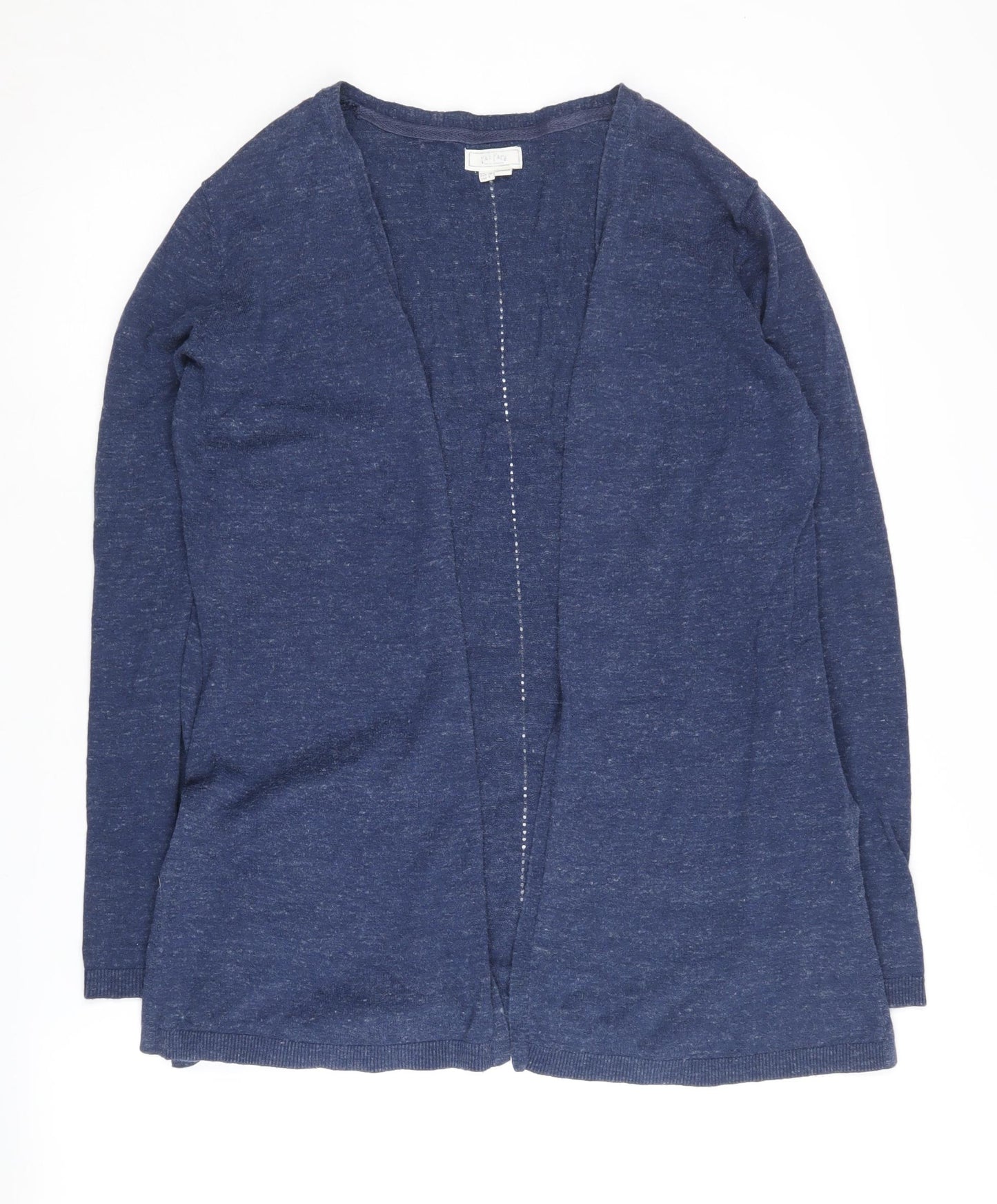 Fat Face Women's Blue Open Front Cardigan - Size 10, Cotton Blend
