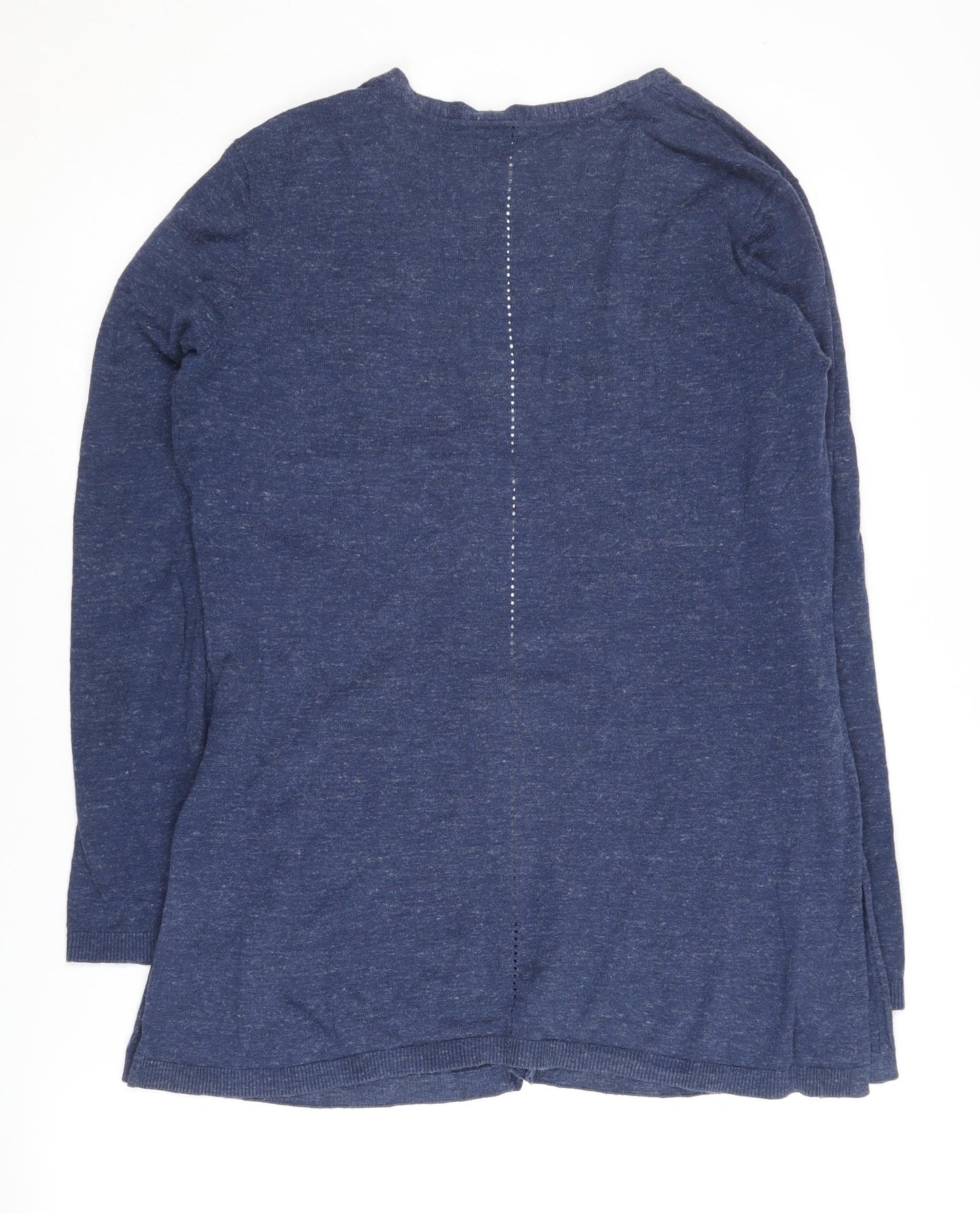 Fat Face Women's Blue Open Front Cardigan - Size 10, Cotton Blend