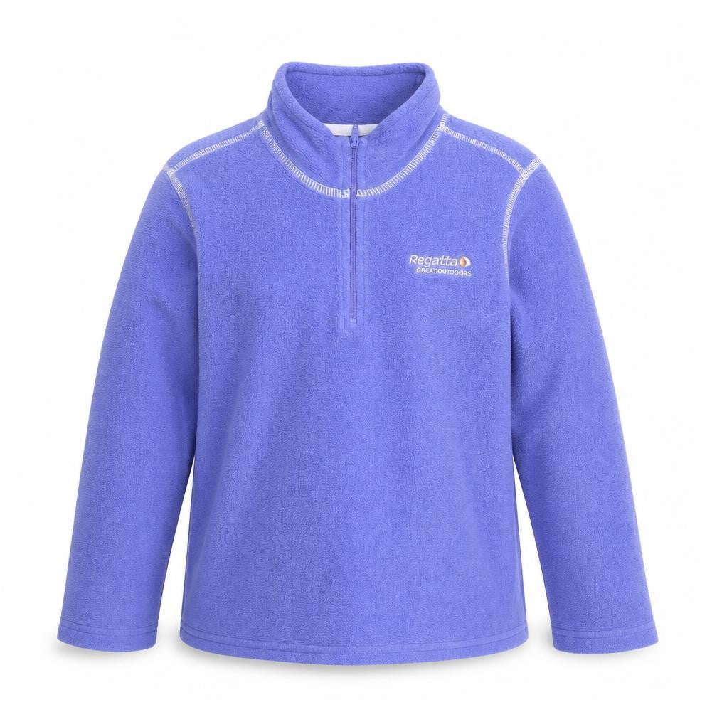 Regatta Girls Purple Fleece Sweatshirt, 8 Years