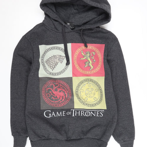 Game of Thrones Grey Unisex Hoodie - Size 8