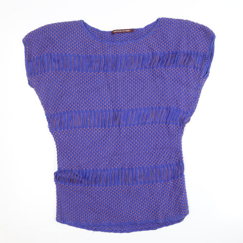 Comptoir des Cotonniers Women's Blue Knit Pullover Jumper XS