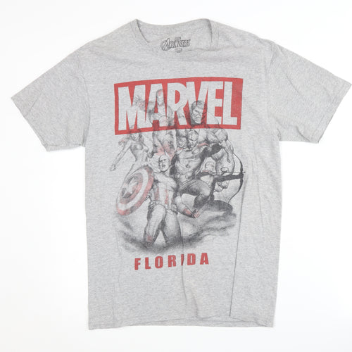 Marvel Avengers Grey Graphic T-Shirt Men S