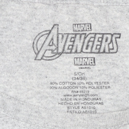 Marvel Avengers Grey Graphic T-Shirt Men S