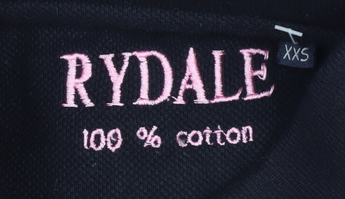 Rydale Women's Pink Polo Shirt Collared 2XS Classic Fit