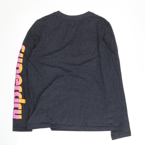 Superdry Women's Black Long Sleeve T-Shirt UK 10
