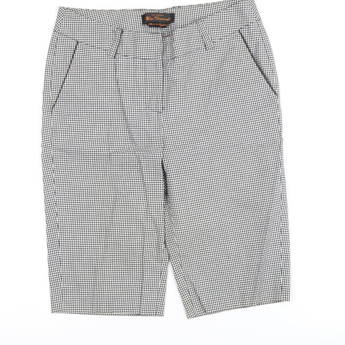 Ben Sherman Men's XS Black Check Shorts