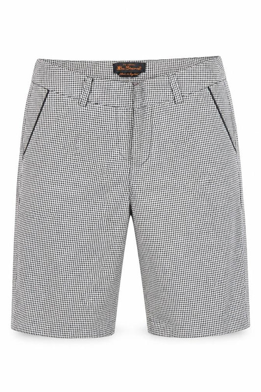 Ben Sherman Men's XS Black Check Shorts