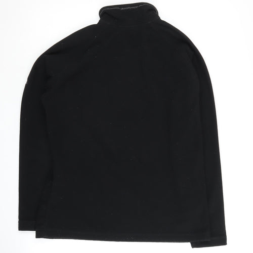Craghoppers Women's Black Fleece Zip Sweatshirt, Size 10