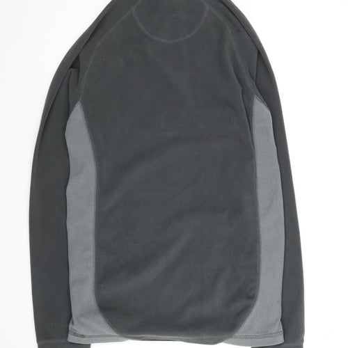 Trespass Men's Black Pullover Sweatshirt, Size S, 1/4 Zip