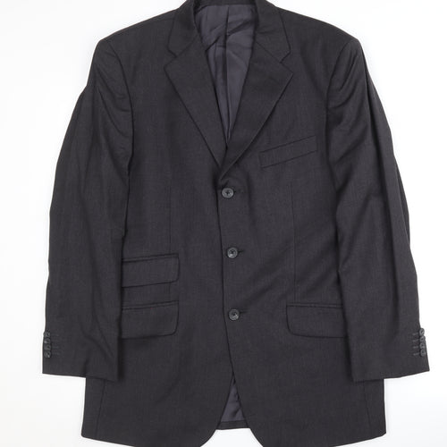 T.M.Lewin Men's Grey Suit Jacket 38S