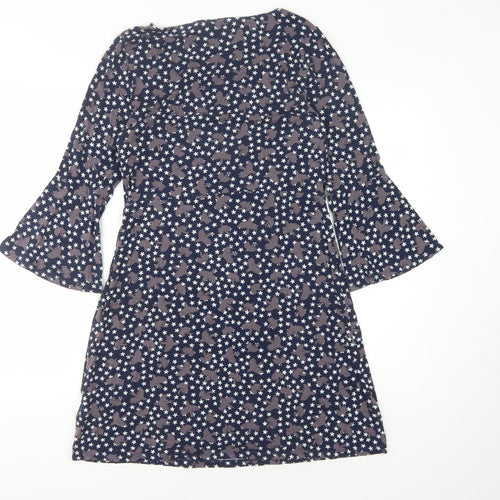 Boden Women's Multicoloured 3/4 Sleeve Star Dress