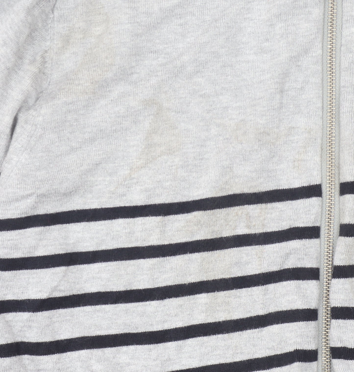 Mint Velvet Women's Grey Striped Pullover Jumper Size 16