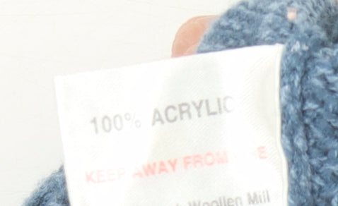 Honor Millburn Women's Blue Cardigan, M, Acrylic, Button Details