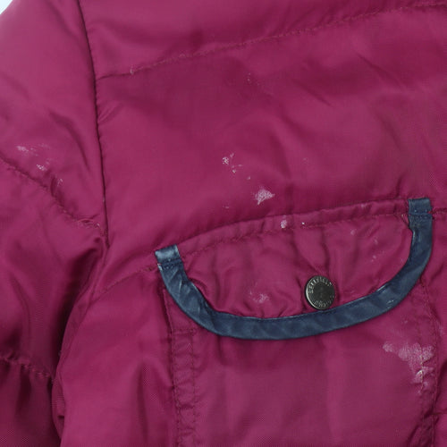 BellField Women's Red Puffer Jacket Size S with Hood