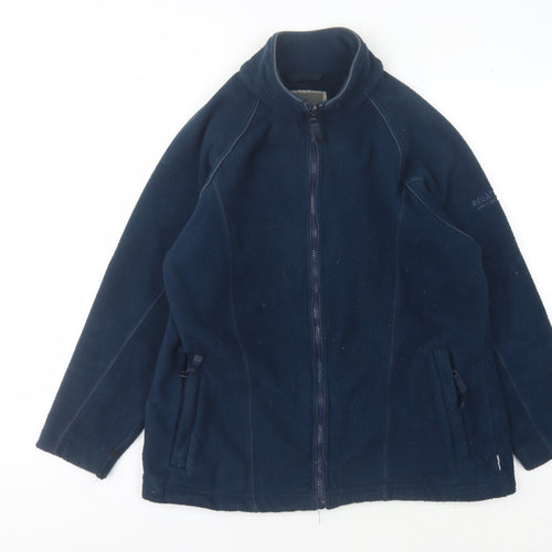 Regatta Women's Blue Fleece Jacket, Size 12