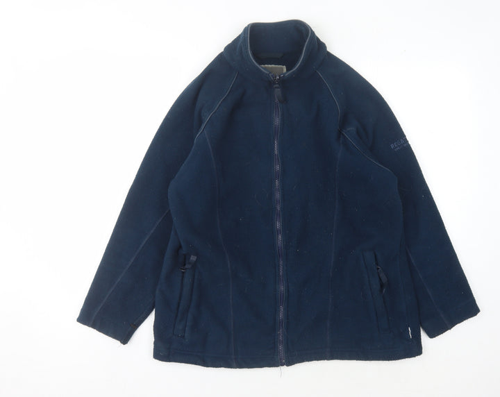 Regatta Women's Blue Fleece Jacket, Size 12