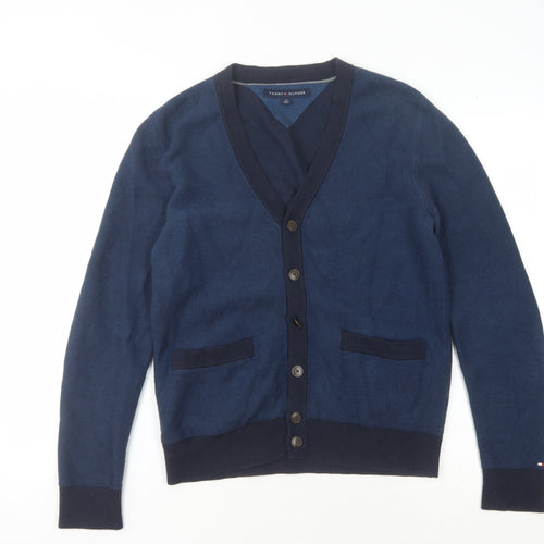 Tommy Hilfiger Men's Cardigan Blue S - Casual V-Neck