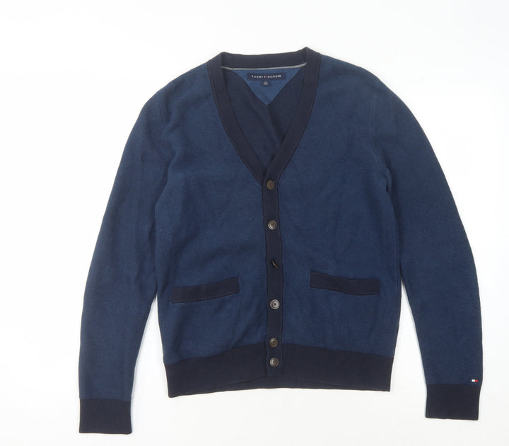 Tommy Hilfiger Men's Cardigan Blue S - Casual V-Neck