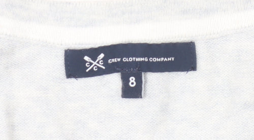Crew Clothing Company Women's Ivory V-Neck Pullover