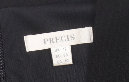 Precis Women's Black V-Neck Dress Size 12