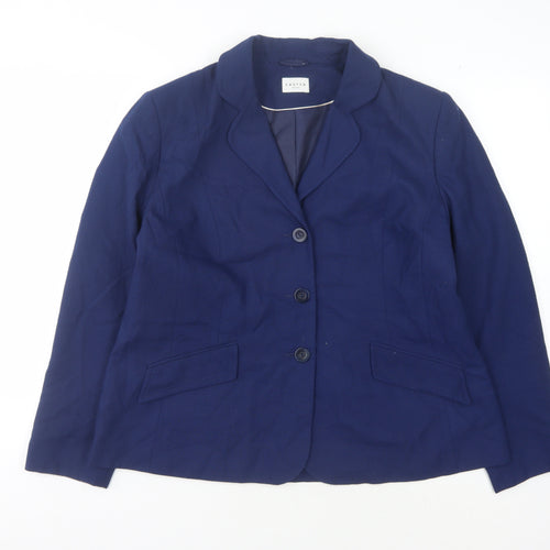Eastex Women's Blue Blazer, Size 18, Long Sleeve