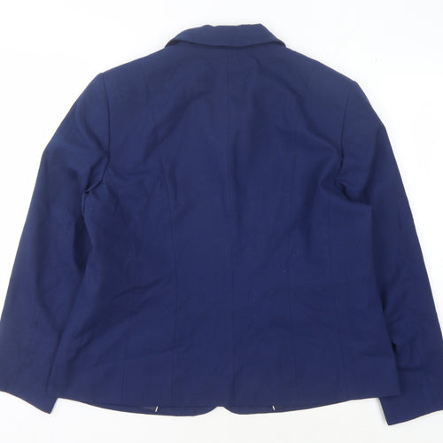 Eastex Women's Blue Blazer, Size 18, Long Sleeve