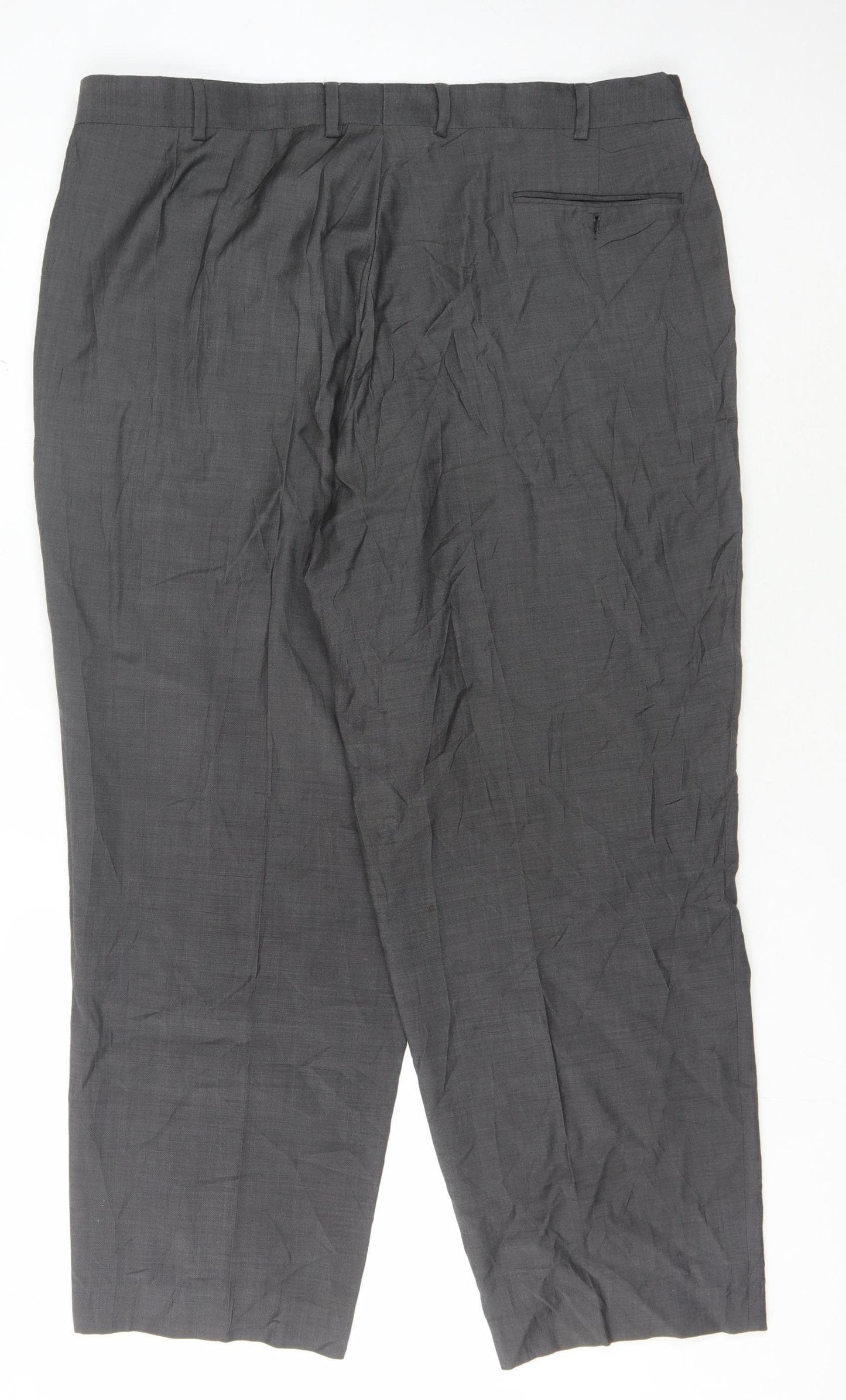 Cerruti Men's Grey Dress Pants Size 42 Wool Formal Trousers